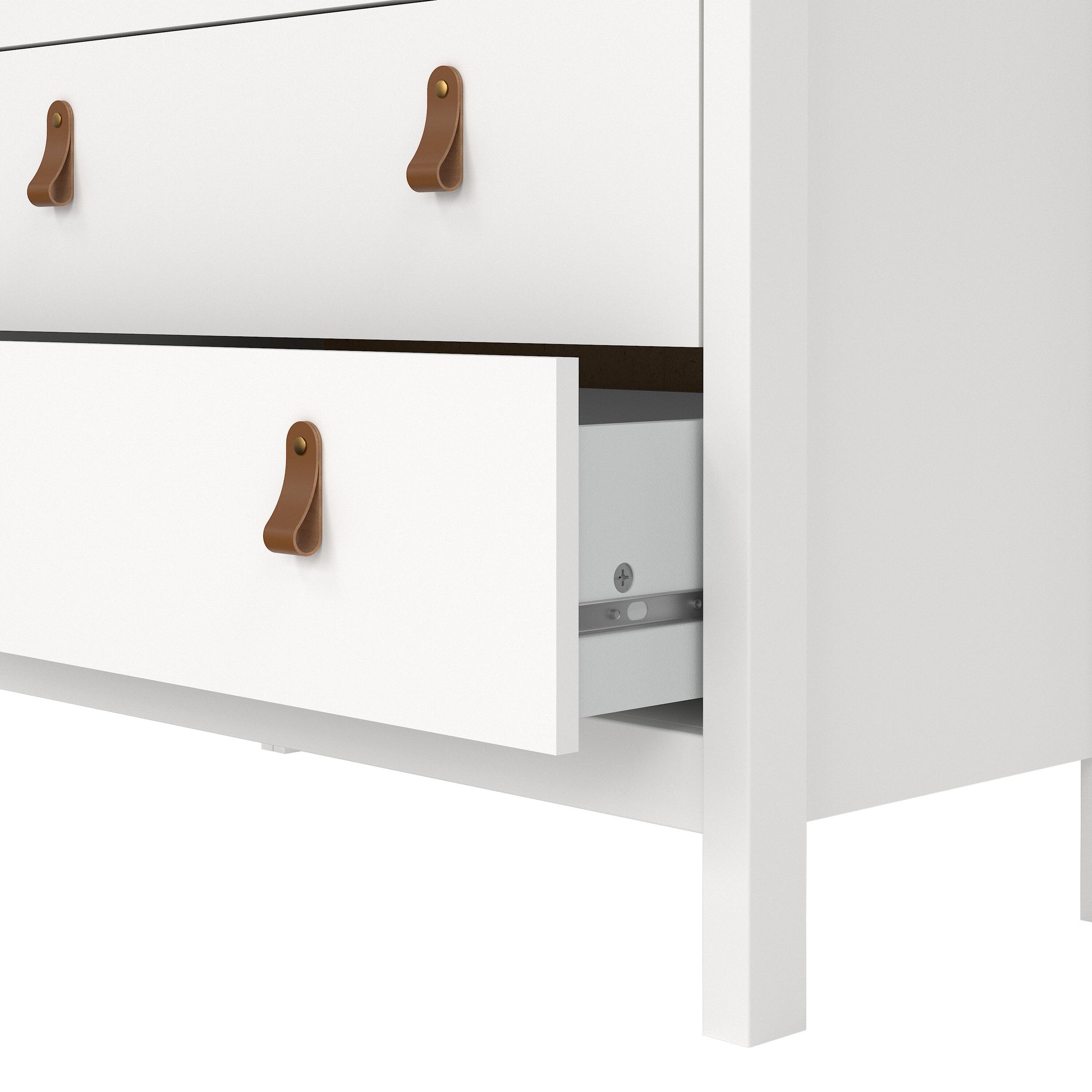 Cote | Furniture Barcelona Chest of Drawers,  3+2 Drawer - White Barcelona, Chest of Drawers 725796614949