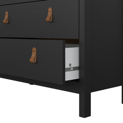 Cote | Furniture Barcelona Chest of Drawers,  3+2 Drawer - Black Barcelona, Chest of Drawers 72579661gmgm