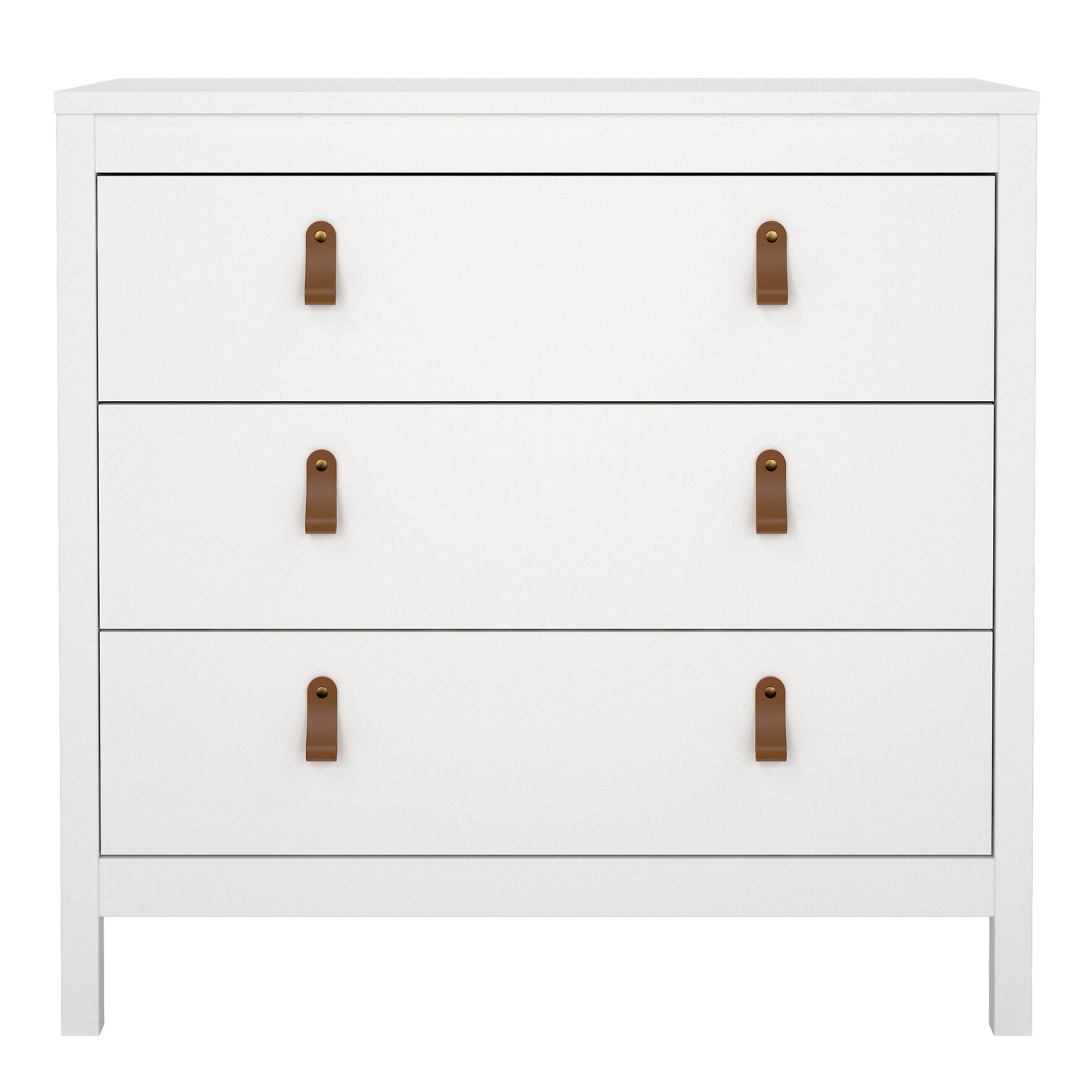 Cote | Furniture Barcelona Chest of Drawers, 3 Drawer - White Barcelona, Chest of Drawers 725796624949