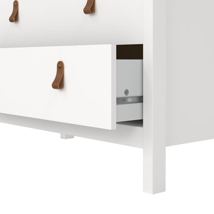 Cote | Furniture Barcelona Chest of Drawers, 3 Drawer - White Barcelona, Chest of Drawers 725796624949