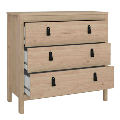 Cote | Furniture Barcelona Chest of Drawers, 3 Drawer - Oak Barcelona, Chest of Drawers 72579662hlhl