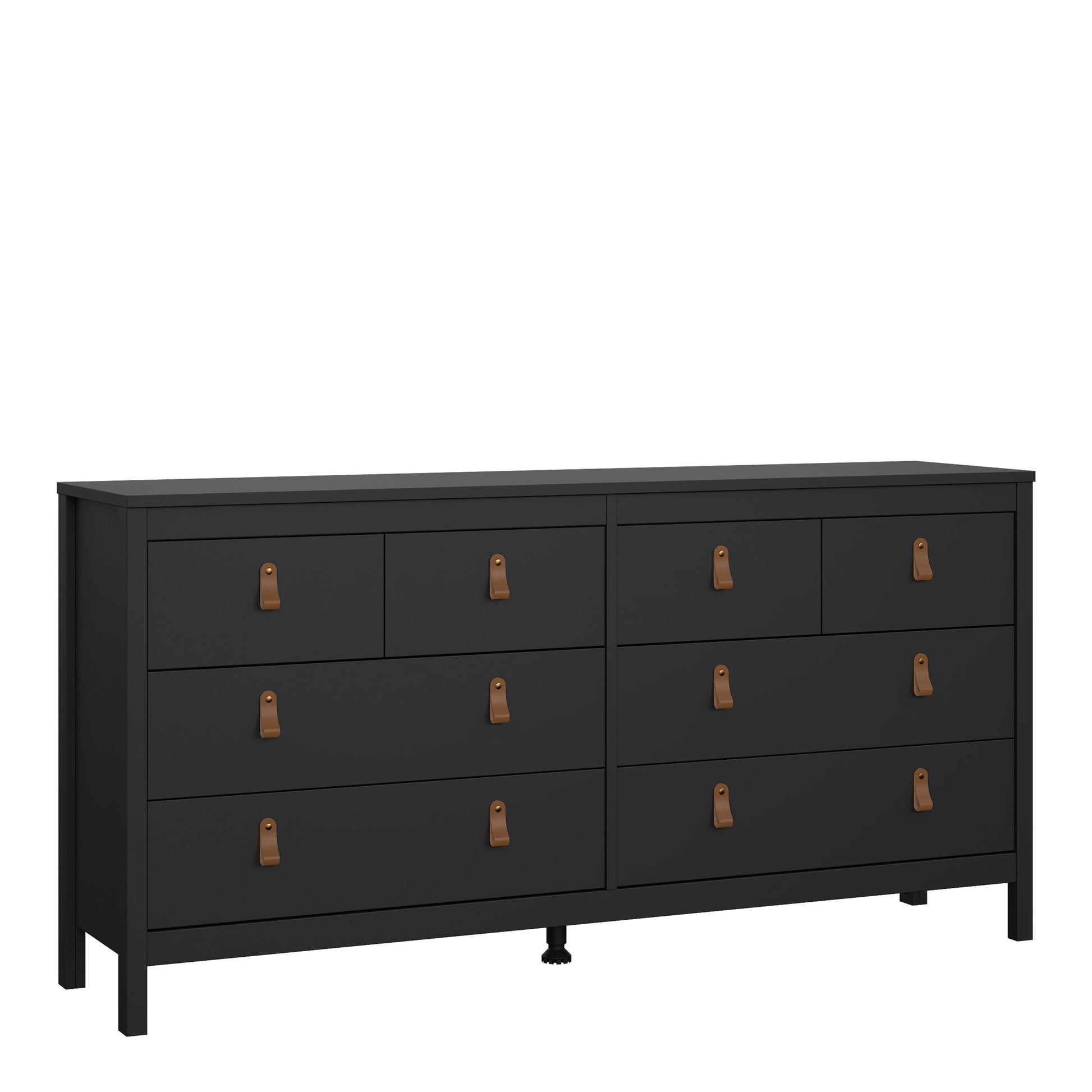 Cote | Furniture Barcelona Double Dresser, Chest of Drawers, 4+4 Drawer - Black Barcelona, Chest of Drawers 72579663gmgm