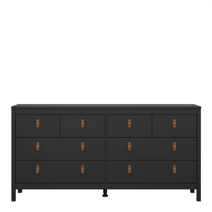 Cote | Furniture Barcelona Double Dresser, Chest of Drawers, 4+4 Drawer - Black Barcelona, Chest of Drawers 72579663gmgm