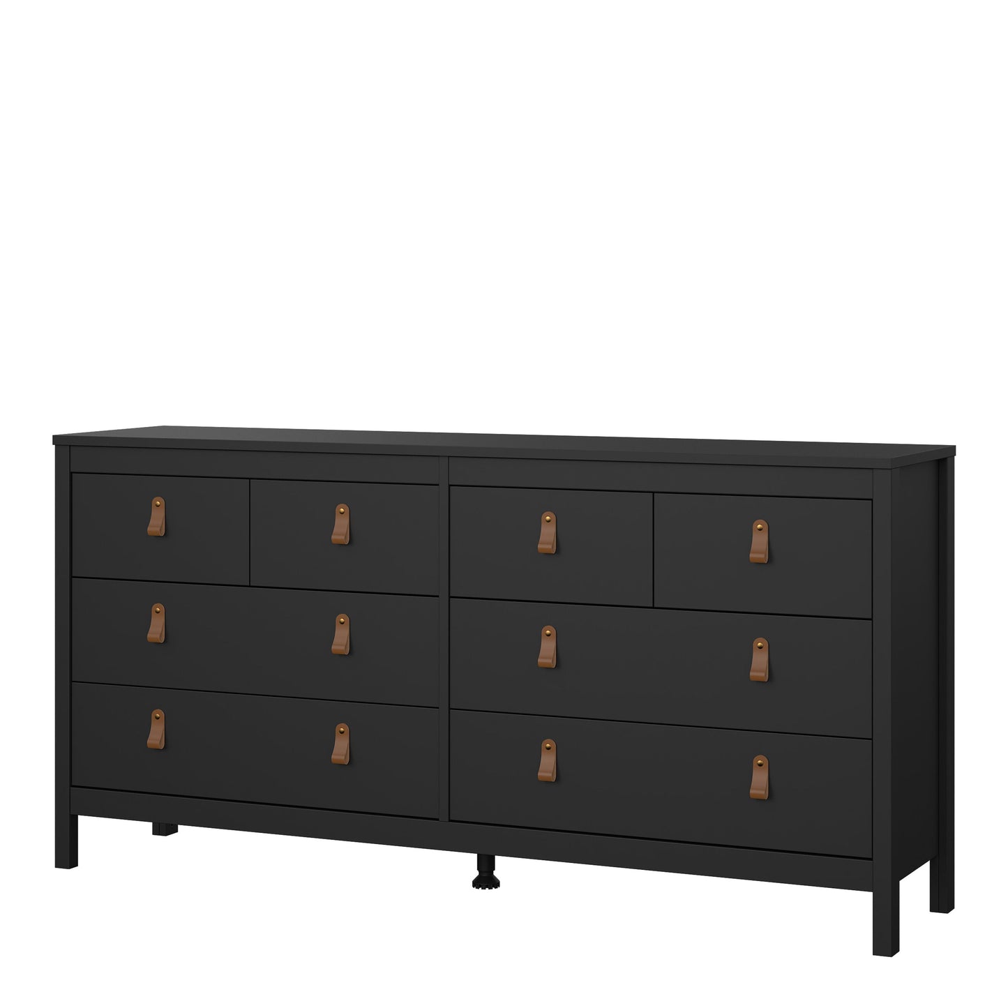 Cote | Furniture Barcelona Double Dresser, Chest of Drawers, 4+4 Drawer - Black Barcelona, Chest of Drawers 72579663gmgm