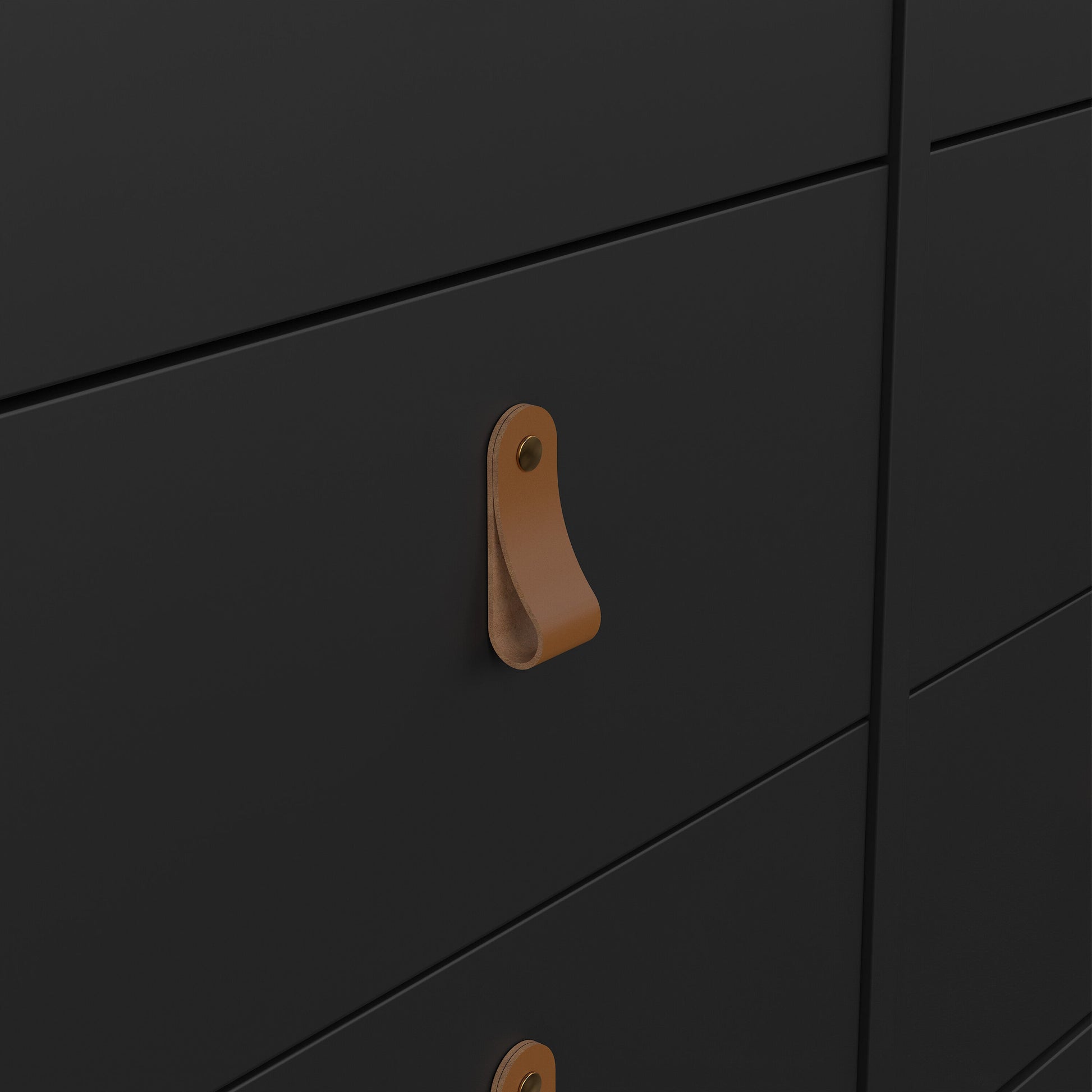 Cote | Furniture Barcelona Double Dresser, Chest of Drawers, 4+4 Drawer - Black Barcelona, Chest of Drawers 72579663gmgm