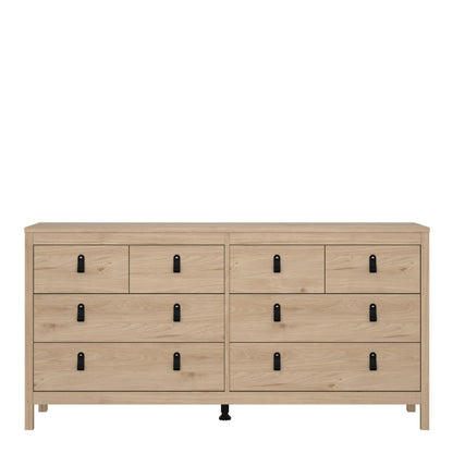 Cote | Furniture Barcelona Double Dresser, Chest of Drawers, 4+4 Drawer - Oak Barcelona, Chest of Drawers 72579663hlhl