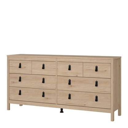 Cote | Furniture Barcelona Double Dresser, Chest of Drawers, 4+4 Drawer - Oak Barcelona, Chest of Drawers 72579663hlhl