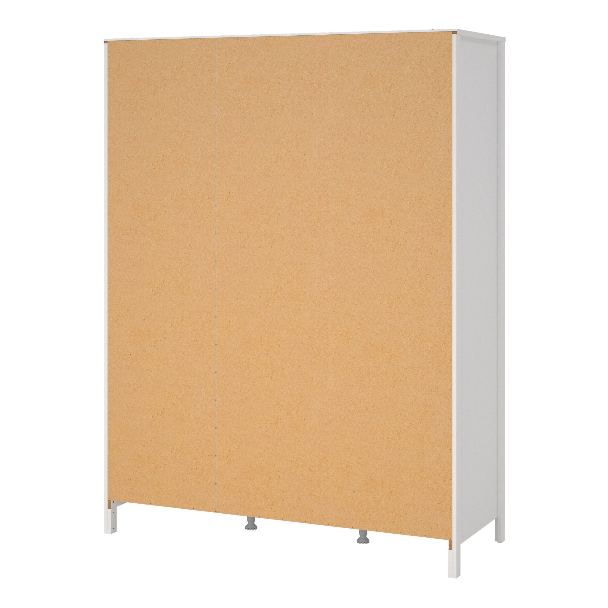 Cote | Furniture Barcelona Wardrobe with 3 Door - White Barcelona, Wardrobes 725796644949