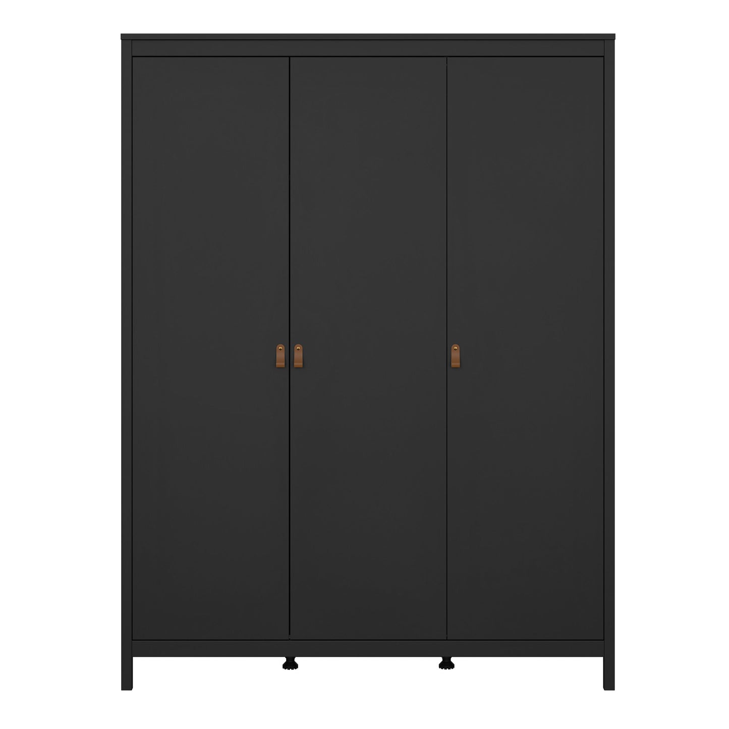 Cote | Furniture Barcelona Wardrobe, 3 Door - Black Barcelona, Wardrobes 72579664gmgm