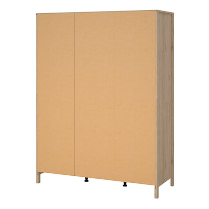 Cote | Furniture Barcelona Wardrobe, 3 Door - Oak Barcelona, Wardrobes 72579664hlhl