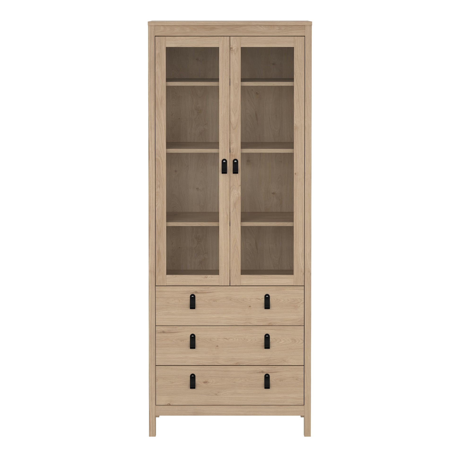 Cote | Furniture Barcelona Display Cabinet 3 Drawers - Oak Barcelona, Display Cabinets 72579666hlhl