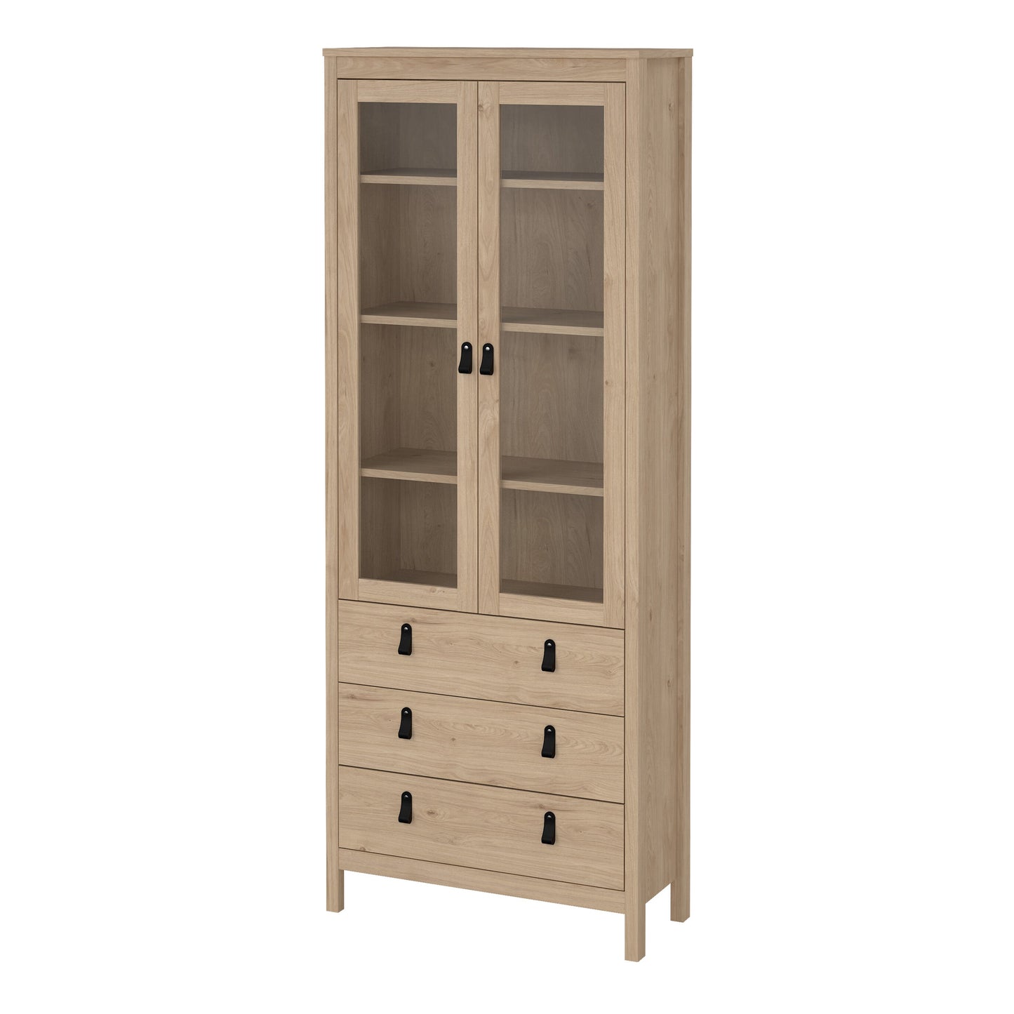 Cote | Furniture Barcelona Display Cabinet 3 Drawers - Oak Barcelona, Display Cabinets 72579666hlhl