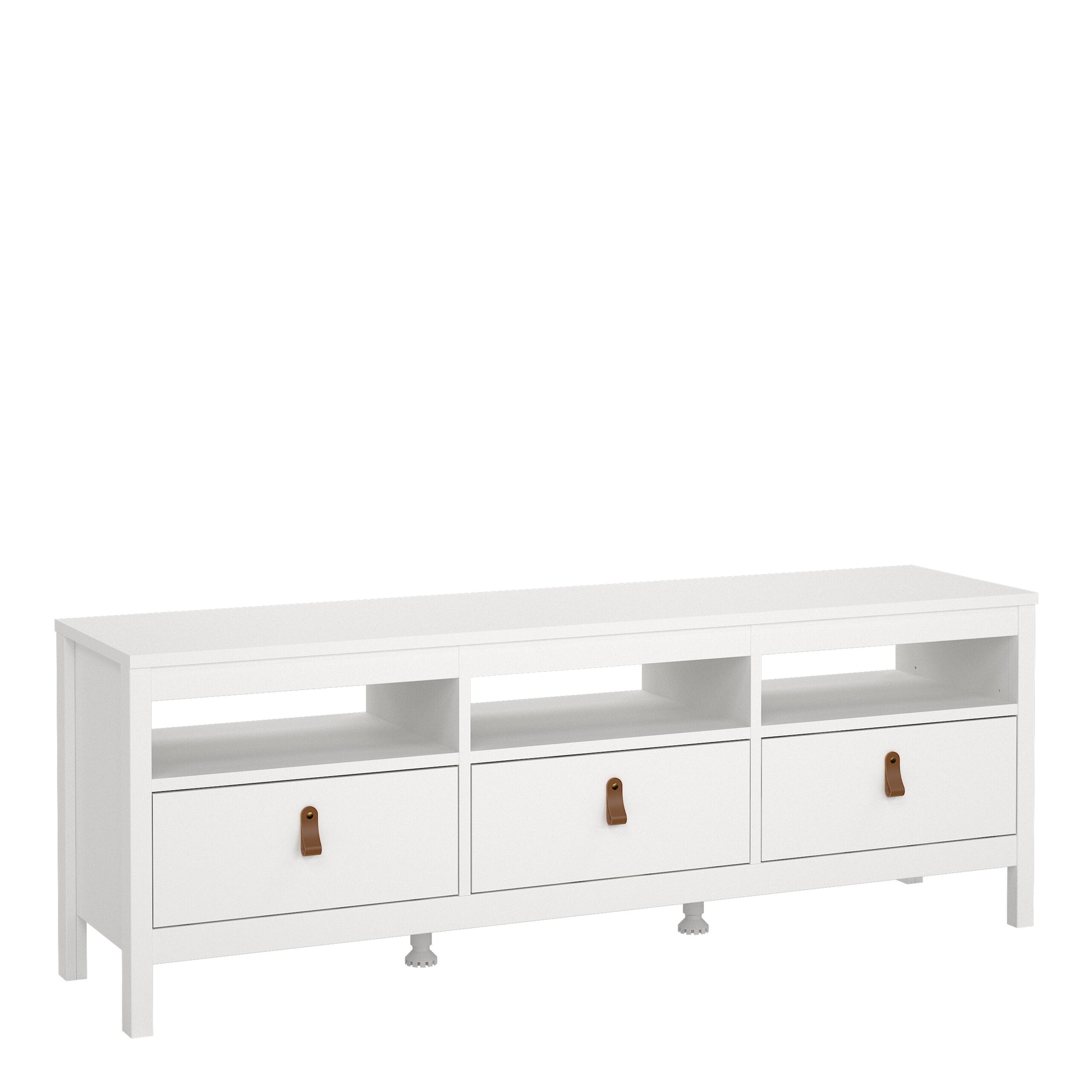 Cote | Furniture Barcelona TV Unit with 3 Drawer - White Barcelona, TV Stands 725796684949