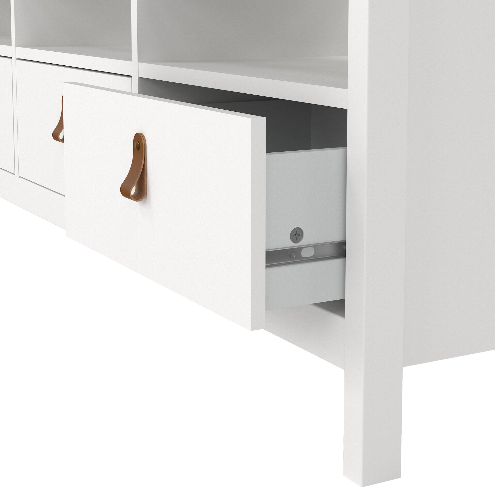 Cote | Furniture Barcelona TV Unit with 3 Drawer - White Barcelona, TV Stands 725796684949