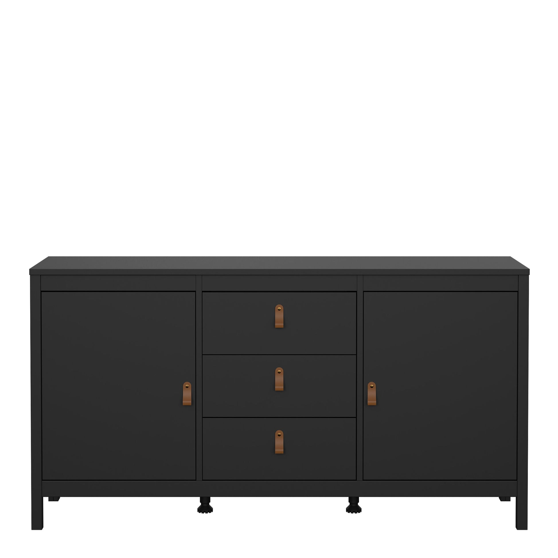 Cote | Furniture Barcelona Sideboard, 2 Door + 3 Drawer - Black Barcelona, Sideboards 72579670gmgm