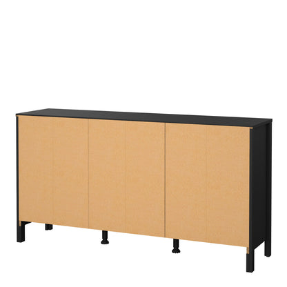 Cote | Furniture Barcelona Sideboard, 2 Door + 3 Drawer - Black Barcelona, Sideboards 72579670gmgm