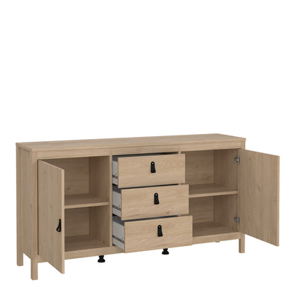 Cote | Furniture Barcelona Sideboard, 2 Door + 3 Drawer - Oak Barcelona, Sideboards 72579670hlhl