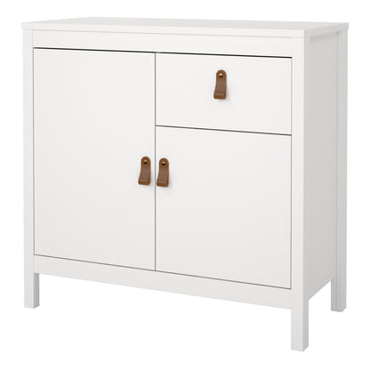 Cote | Furniture Barcelona Sideboard 2 Door, 1 Drawer - White Barcelona, Sideboards 725796714949