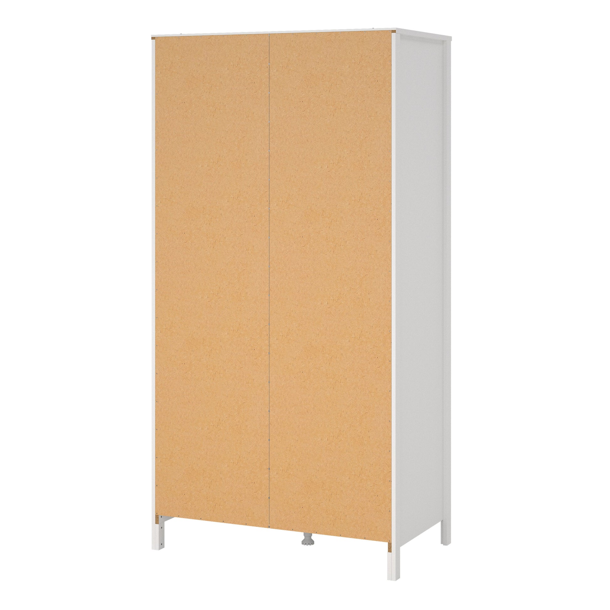 Cote | Furniture Barcelona Wardrobe with 2 Door - White Barcelona, Wardrobes 725796724949