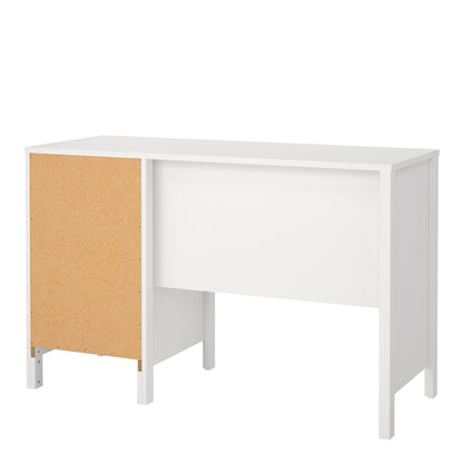 Cote | Furniture Barcelona Desk, 3 Drawer - White Barcelona, Dressing Tables & Desks 725796814949