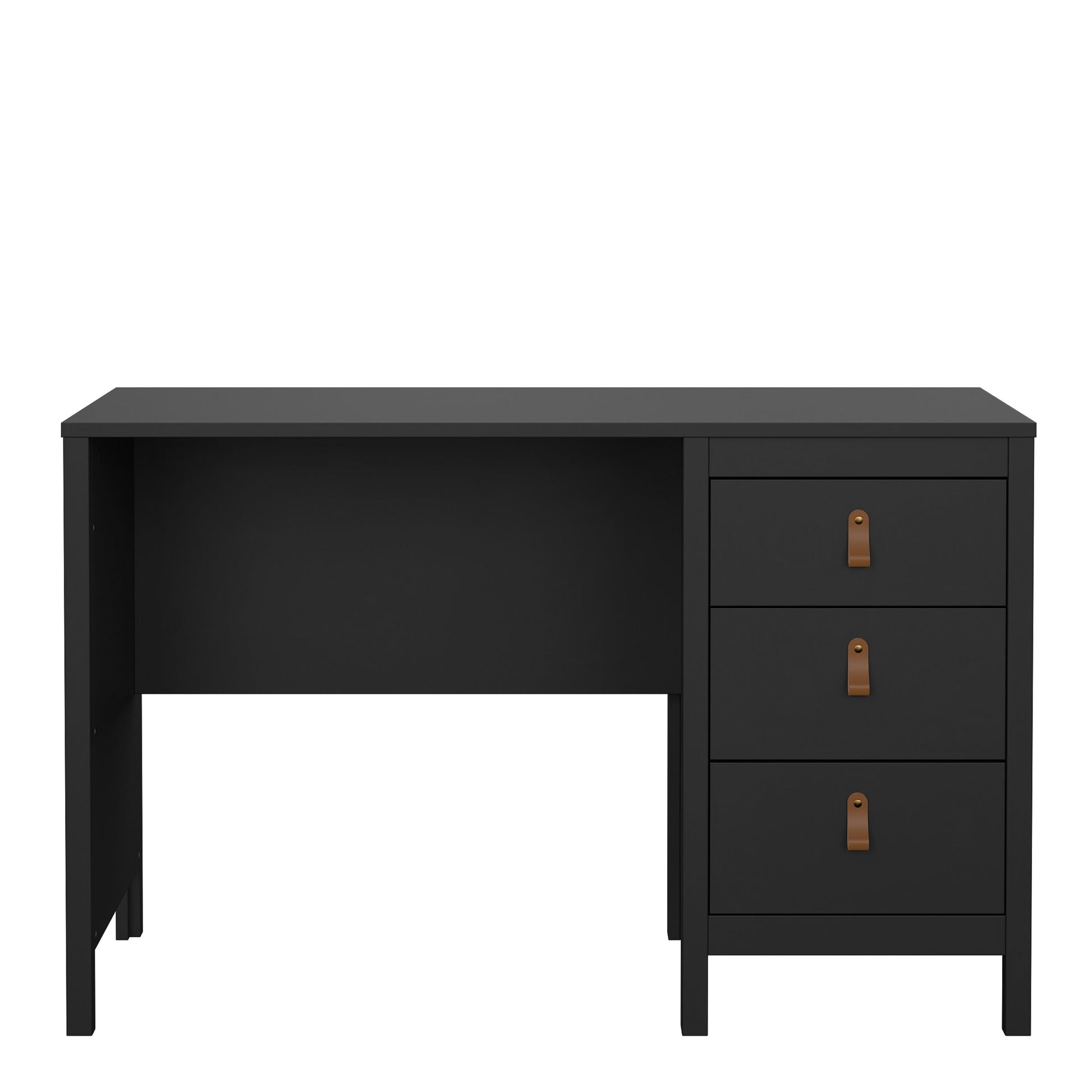 Cote | Furniture Barcelona Desk, 3 Drawer - Black Barcelona, Dressing Tables & Desks 72579681gmgm