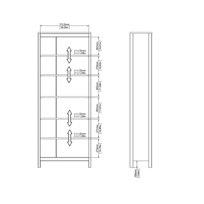 Cote | Furniture Barcelona Bookcase - White Barcelona, Bookcases 725796824949