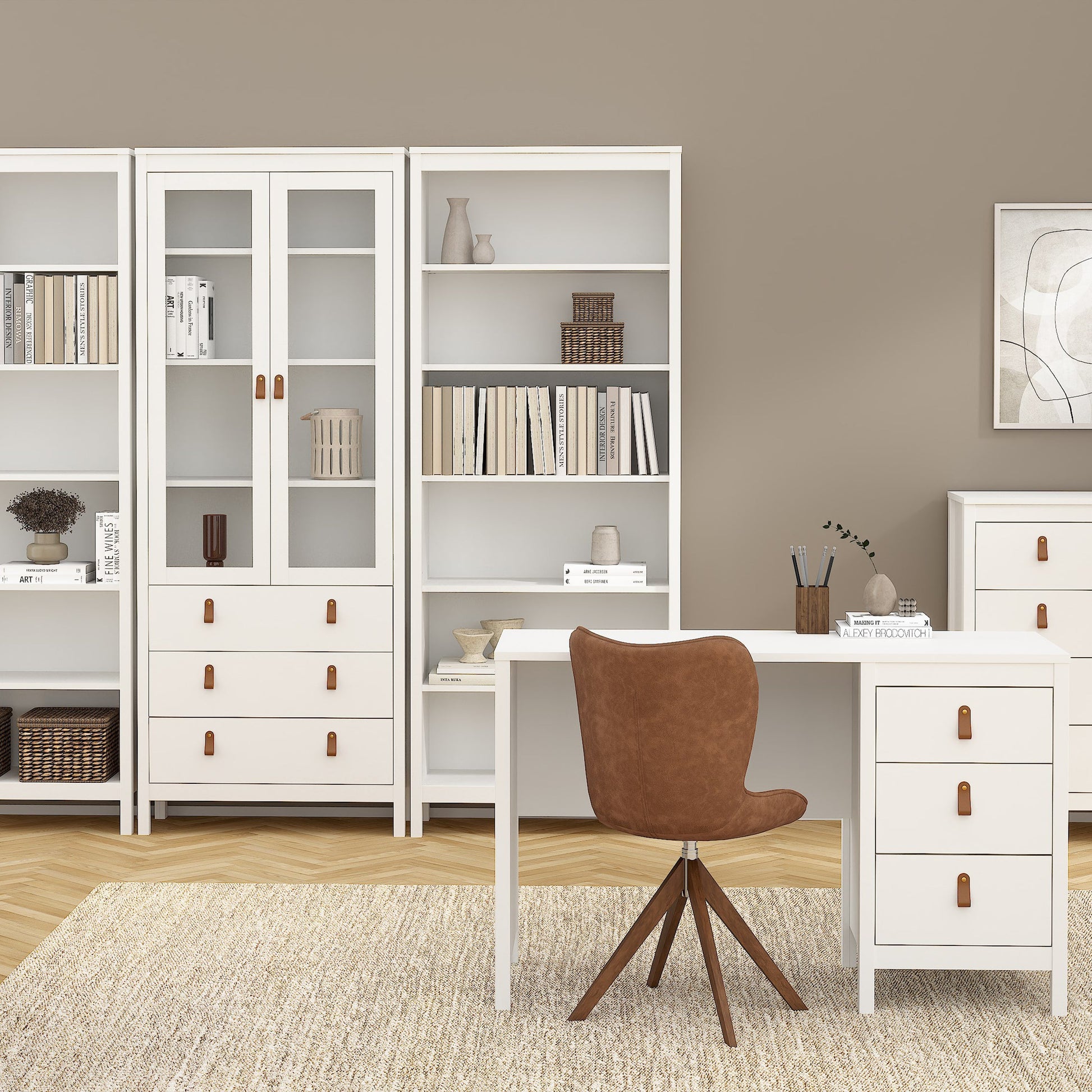 Cote | Furniture Barcelona Bookcase - White Barcelona, Bookcases 725796824949