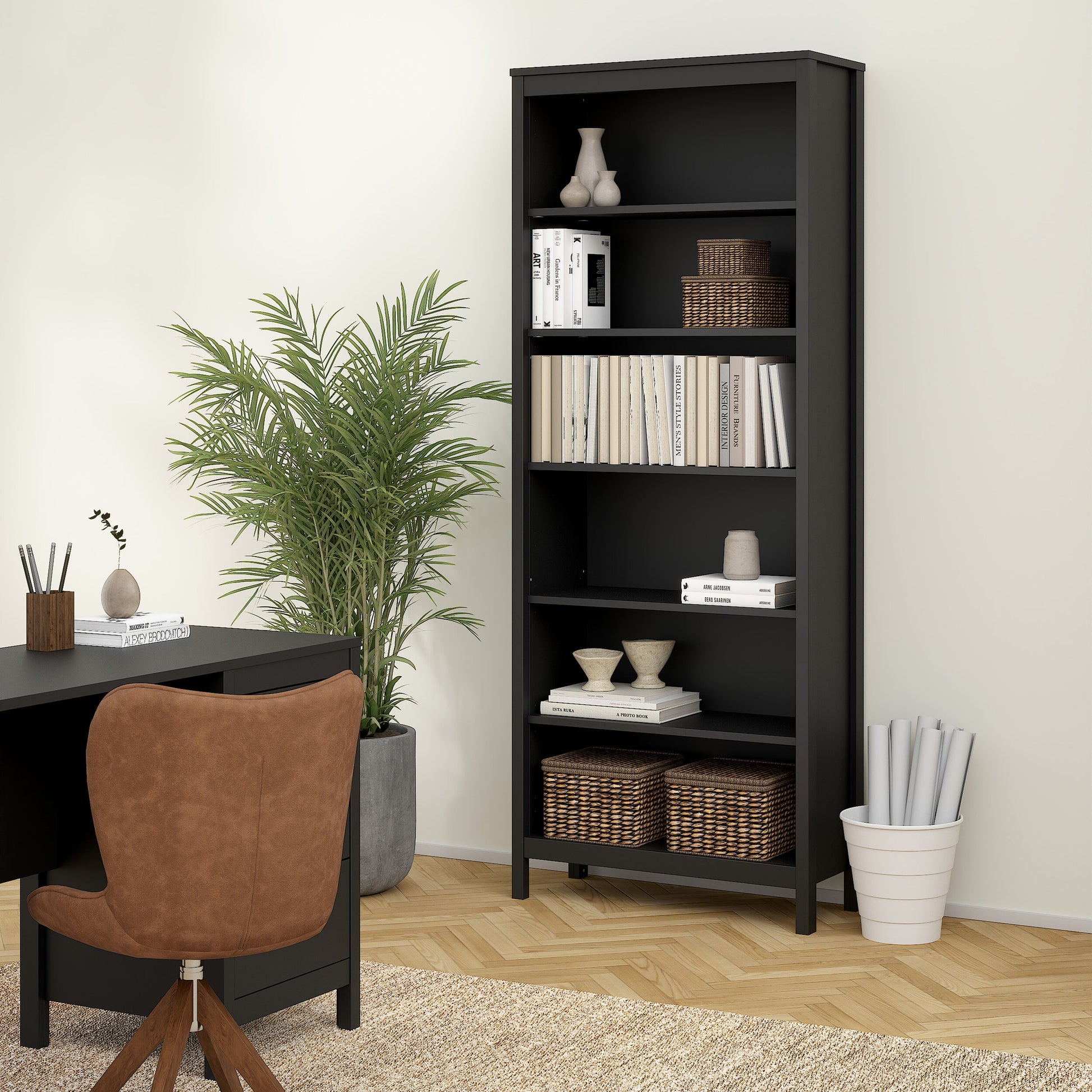 Cote | Furniture Barcelona Bookcase - Black Barcelona, Bookcases 72579682gmgm