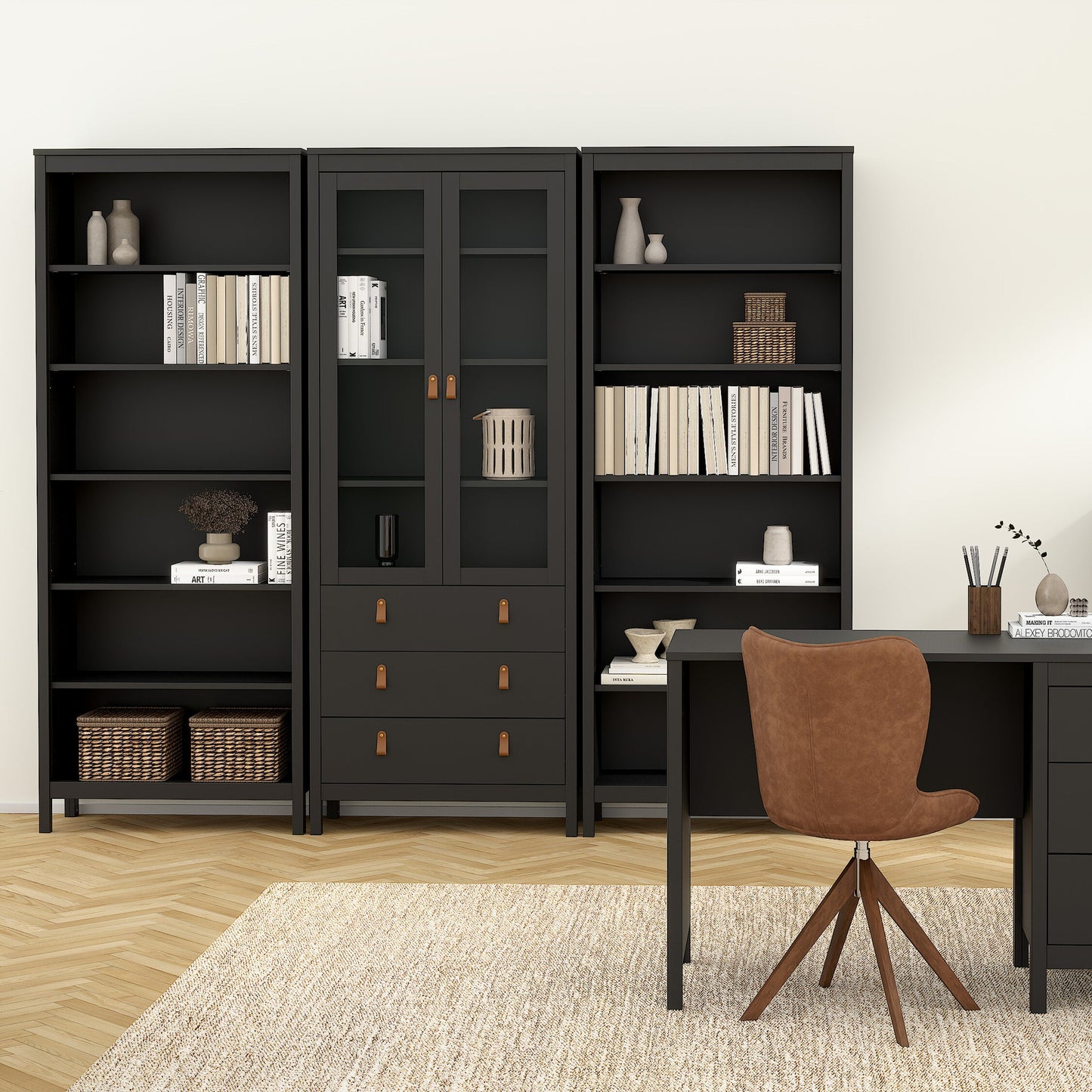 Cote | Furniture Barcelona Bookcase - Black Barcelona, Bookcases 72579682gmgm