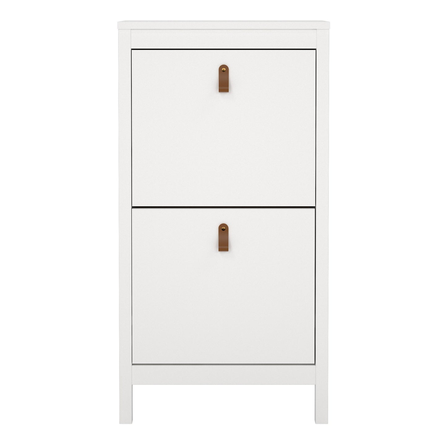 Cote | Furniture Barcelona Shoe Storage, 2 Flap Doors - White Barcelona, Shoe Storage 725796834949