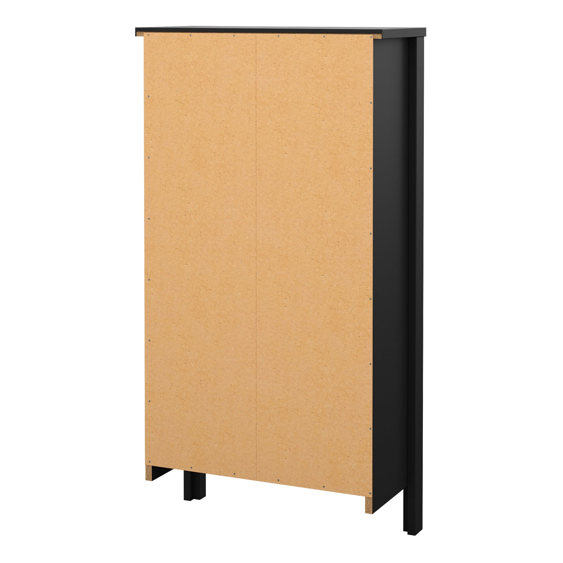 Cote | Furniture Barcelona Shoe Cabinet, 2 Flap Doors - Black Barcelona, Shoe Storage 72579683gmgm