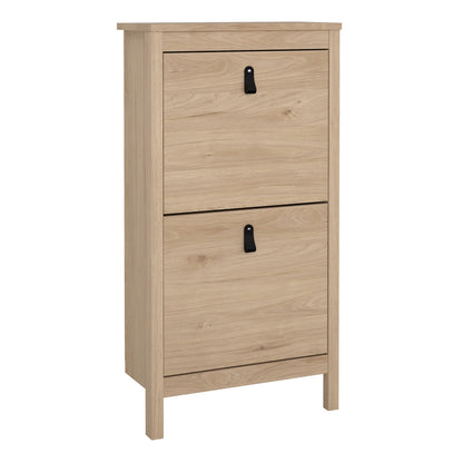 Cote | Furniture Barcelona Shoe Storage, 2 Flap Doors - Oak Barcelona, Shoe Storage 72579683hlhl