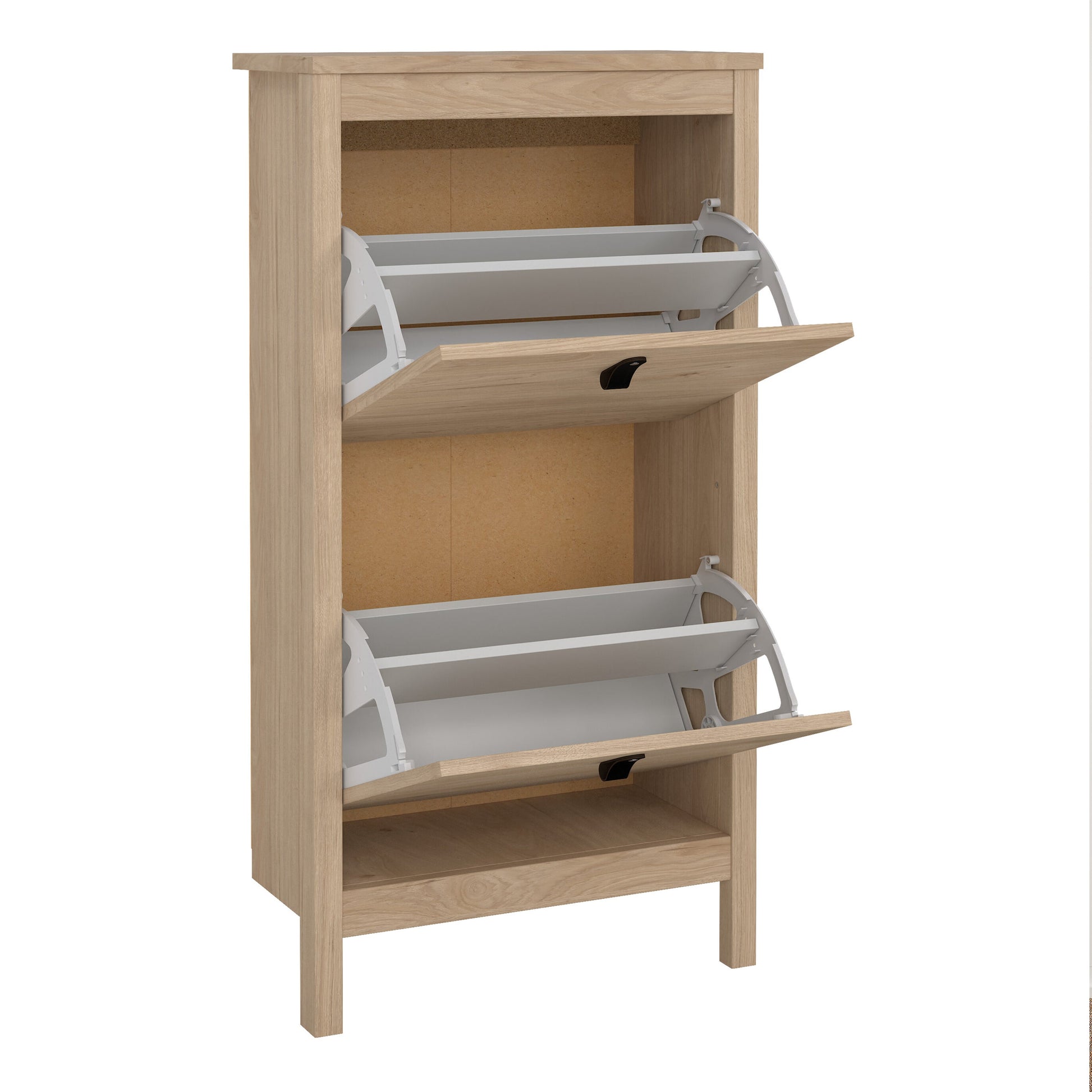 Cote | Furniture Barcelona Shoe Storage, 2 Flap Doors - Oak Barcelona, Shoe Storage 72579683hlhl