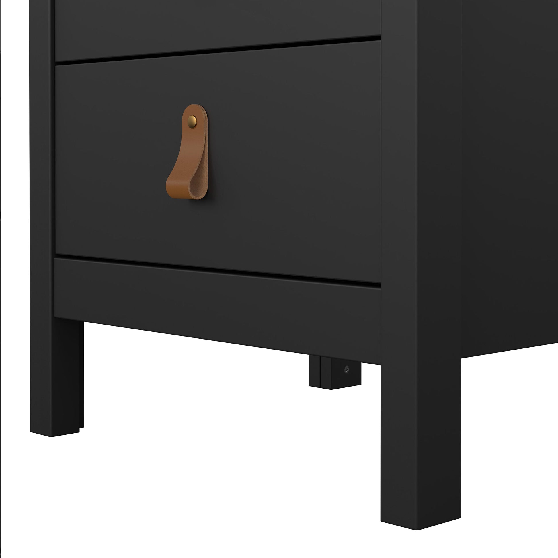 Cote | Furniture Barcelona Bedside Table, 3 Drawer - Black Barcelona, Bedside Tables 72579685gmgm