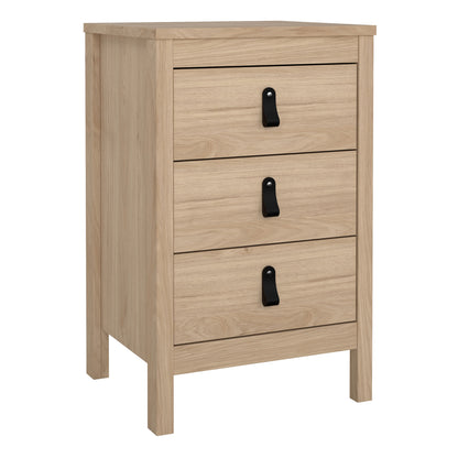 Cote | Furniture Barcelona Bedside Table, 3 Drawer - Oak Barcelona, Bedside Tables 72579685hlhl