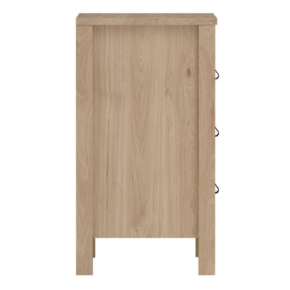 Cote | Furniture Barcelona Bedside Table, 3 Drawer - Oak Barcelona, Bedside Tables 72579685hlhl