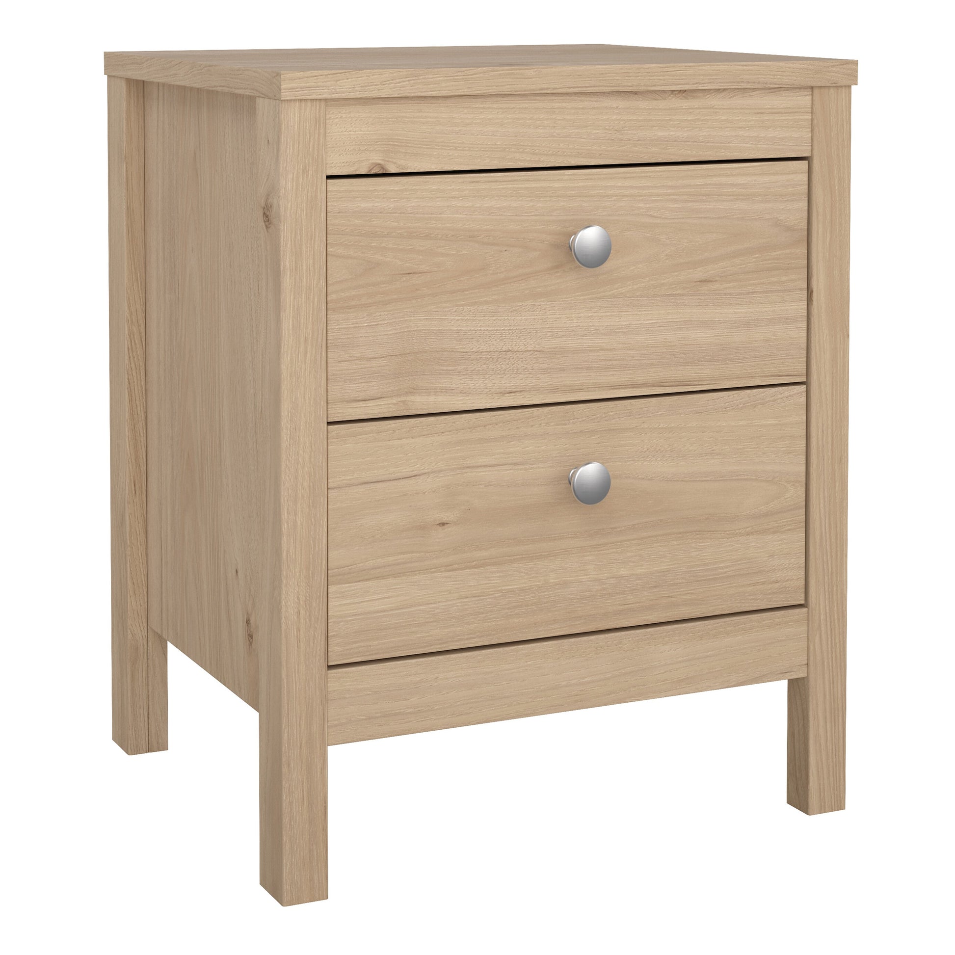 Cote | Furniture Madrid Bedside Table, 2 Drawer - Oak Madrid, Bedside Tables 72679660hlhl