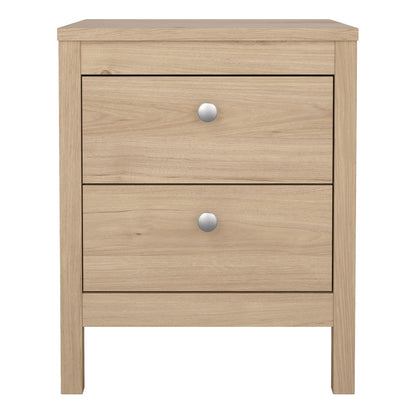 Cote | Furniture Madrid Bedside Table, 2 Drawer - Oak Madrid, Bedside Tables 72679660hlhl