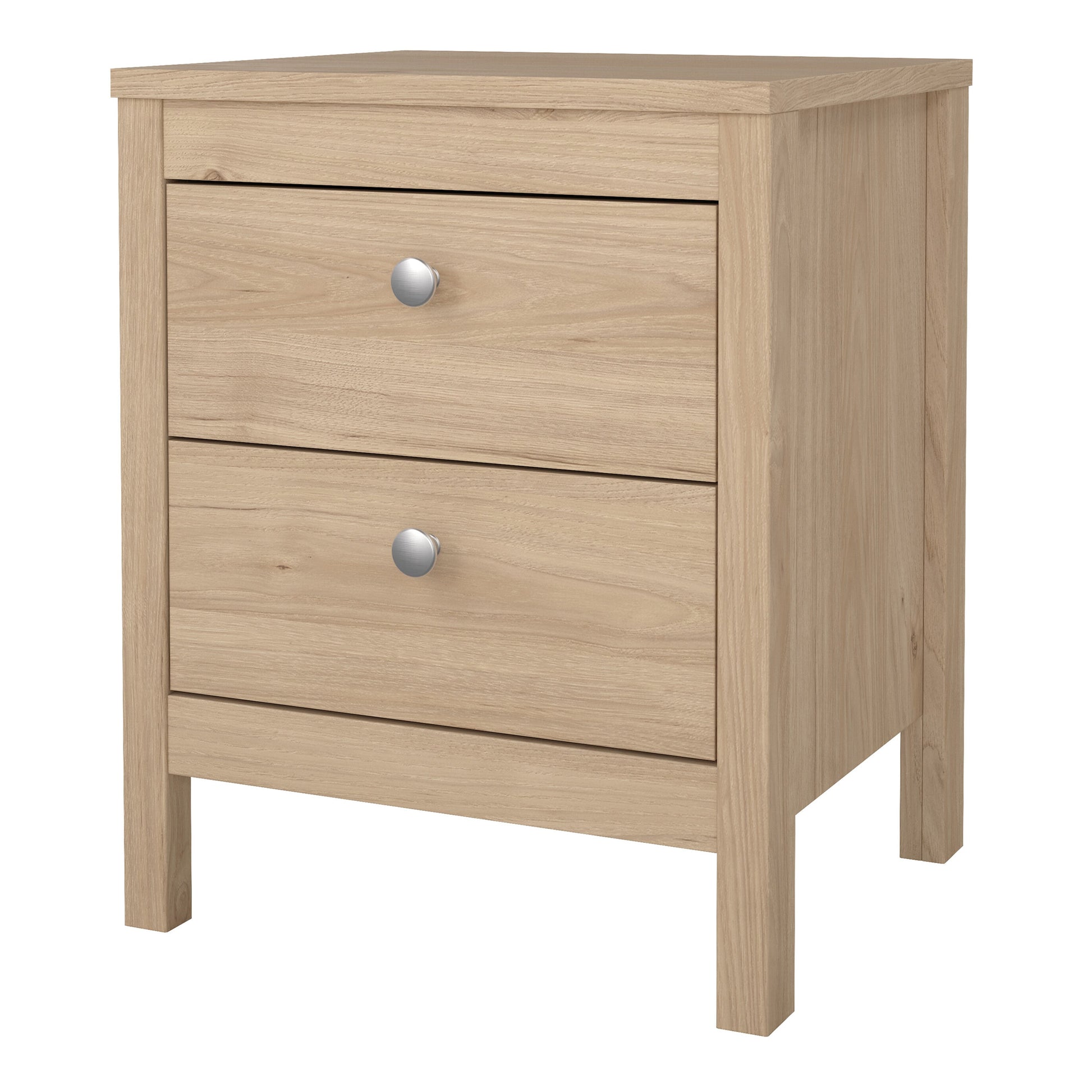 Cote | Furniture Madrid Bedside Table, 2 Drawer - Oak Madrid, Bedside Tables 72679660hlhl