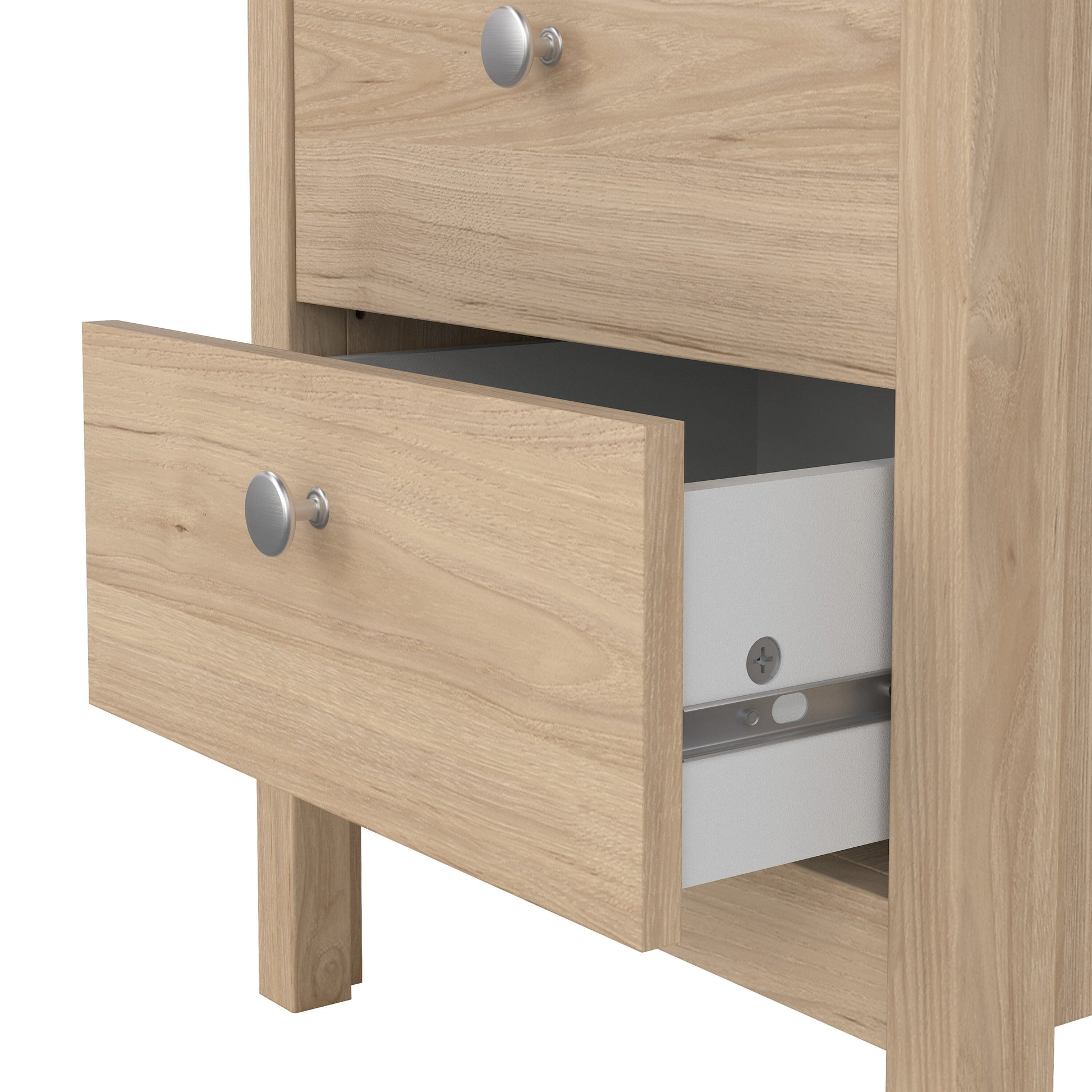 Cote | Furniture Madrid Bedside Table, 2 Drawer - Oak Madrid, Bedside Tables 72679660hlhl