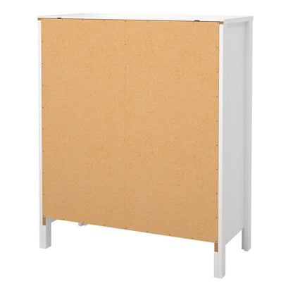 Cote | Furniture Madrid Chest of Drawers, 3+2 Drawers - White Madrid, Chest of Drawers 726796614949