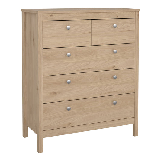 Cote | Furniture Madrid Chest of Drawers, 3+2 Drawer - Oak Madrid, Chest of Drawers 72679661hlhl