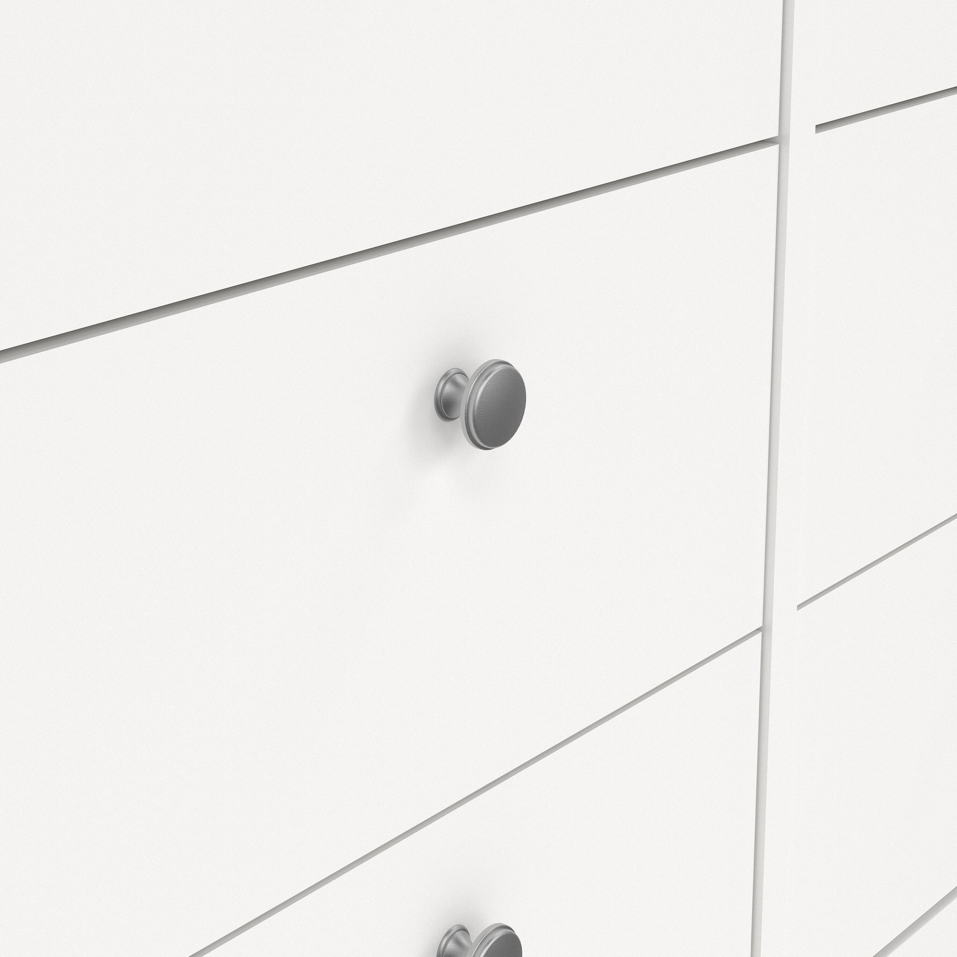 Cote | Furniture Madrid Sideboard Double Dresser 4+4 Drawers - White Madrid, Chest of Drawers 726796634949