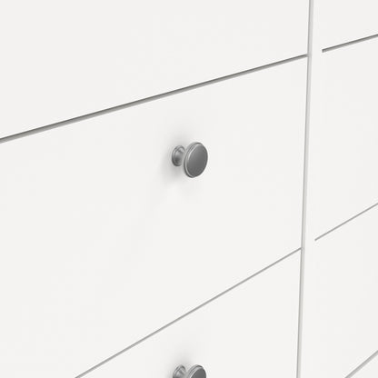 Cote | Furniture Madrid Sideboard Double Dresser 4+4 Drawers - White Madrid, Chest of Drawers 726796634949