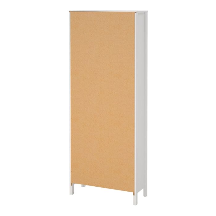 Cote | Furniture Madrid Display Cabinet, 2 Door Glazed + 3 Drawer - White Madrid, Display Cabinets 726796664949