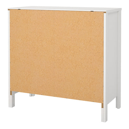 Cote | Furniture Madrid Sideboard, 2 Door + 1 Drawer - White Madrid, Sideboards 726796714949