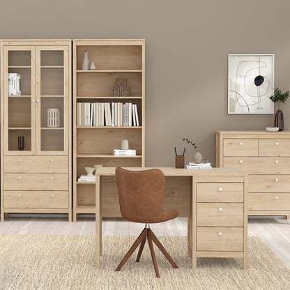 Cote | Furniture Madrid Desk, 3 Drawer - Oak Madrid, Desks 72679681hlhl