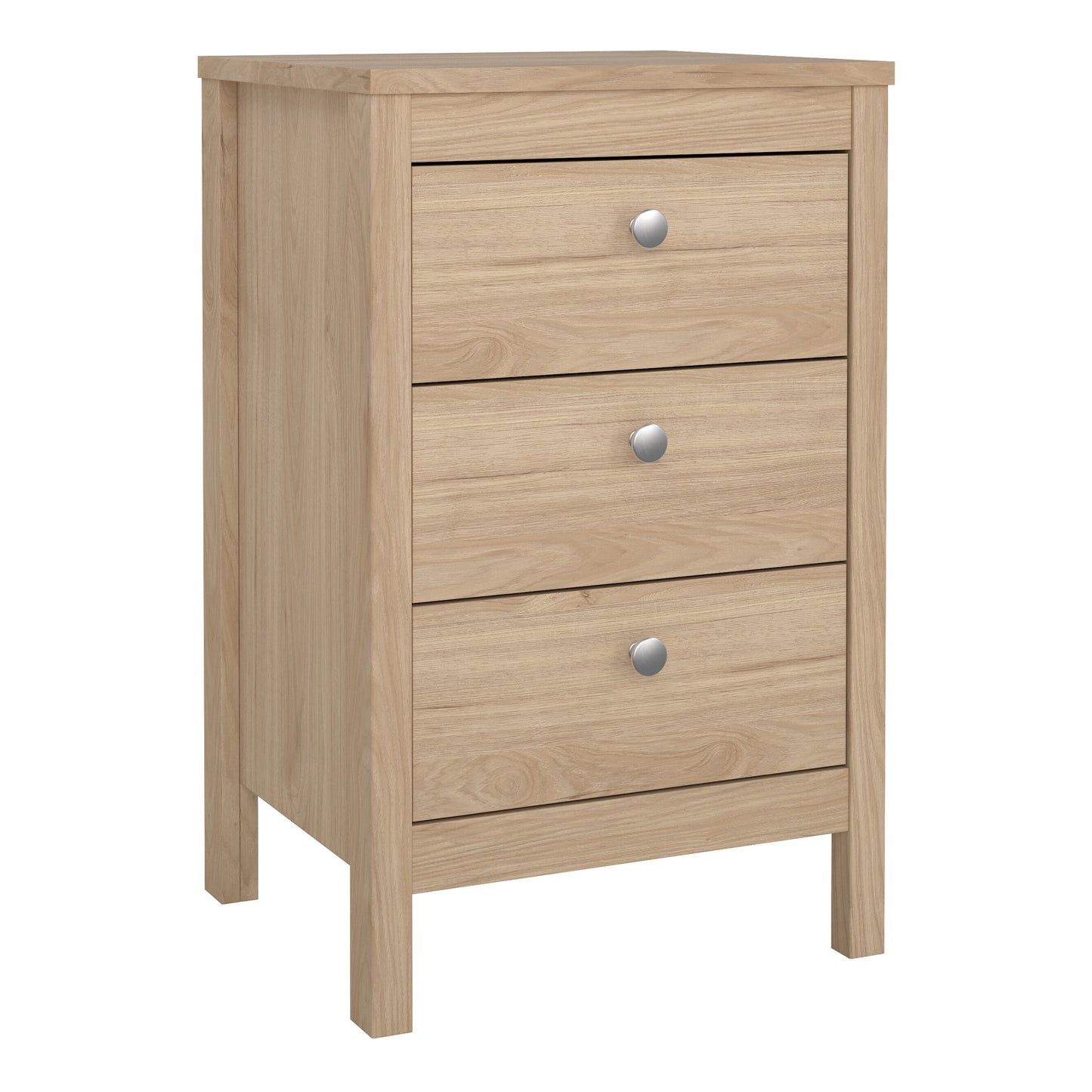 Cote | Furniture Madrid Bedside Table, 3 Drawer - Oak Madrid, Bedside Tables 72679685hlhl