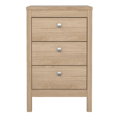 Cote | Furniture Madrid Bedside Table, 3 Drawer - Oak Madrid, Bedside Tables 72679685hlhl