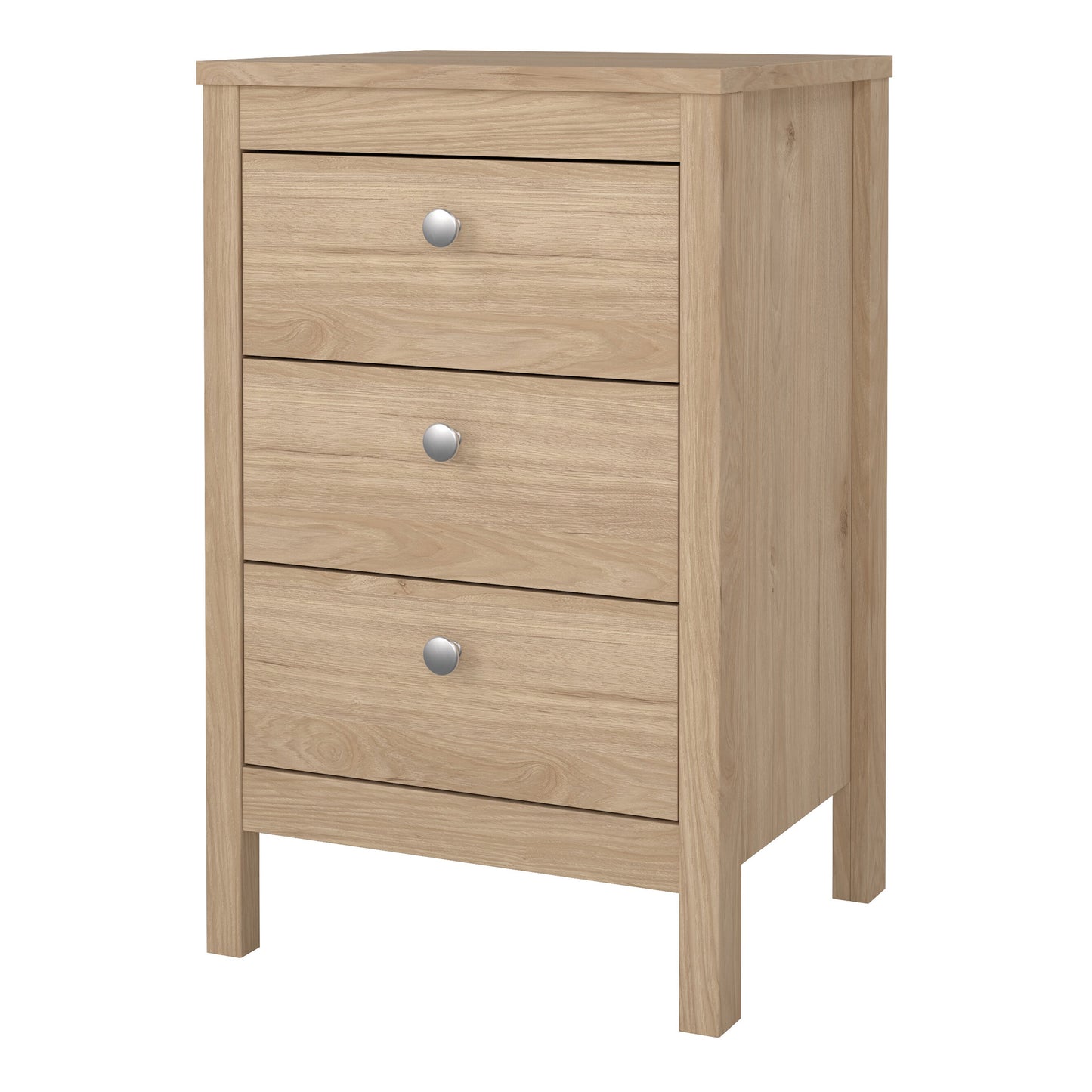 Cote | Furniture Madrid Bedside Table, 3 Drawer - Oak Madrid, Bedside Tables 72679685hlhl